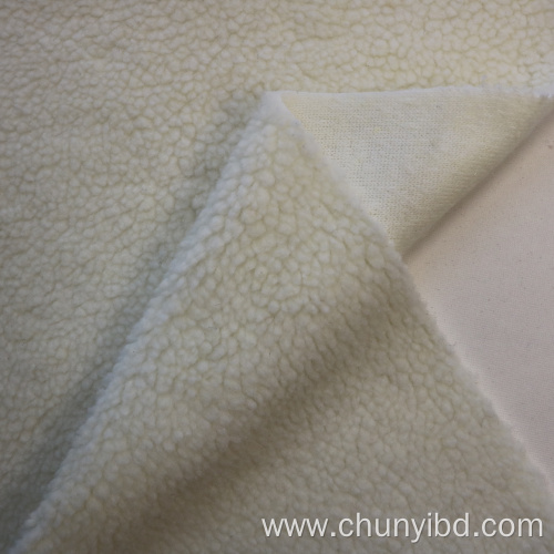 Suitable For Autumn Winter Skin Friendly High Quality 100% Polyester Cotton Solid Berber Fleece Fabric